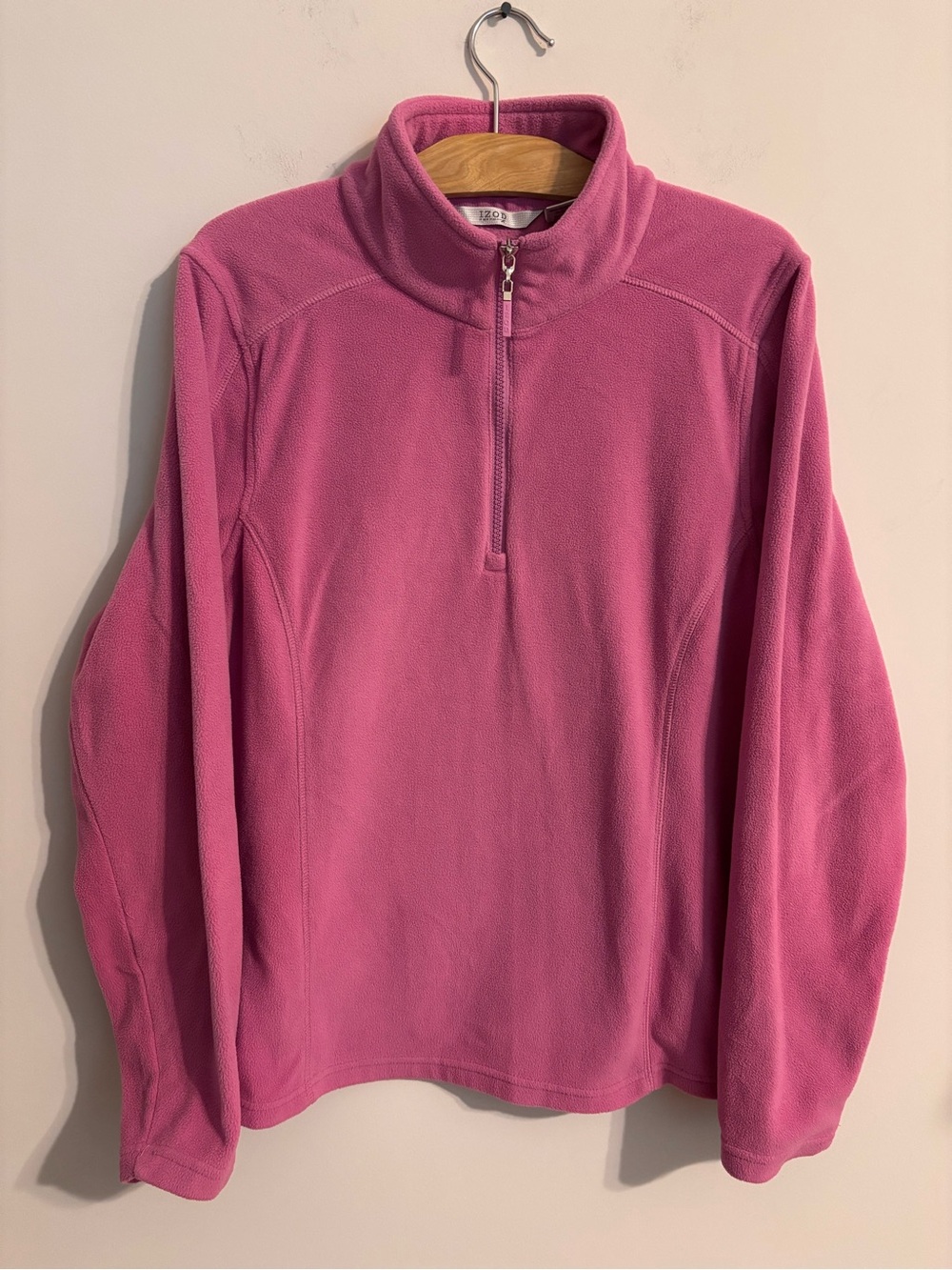 Izod PerformX Purple Fleece 1/4 zip Top